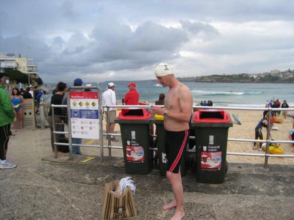 Getting ready at the start