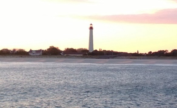 It was lovely and calm on the cruise...